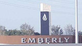 Building a new city, Emberly, TX. Fort Bend County. @ I-69 & Doris Rd. Overpass. video Aug 2024.