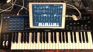 DRC Polyphonic Synthesizer -  New Patch Bank - Constellation Toolkit - Live iPad Demo
