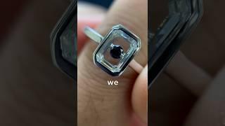 Sapphire underneath a diamond?!?