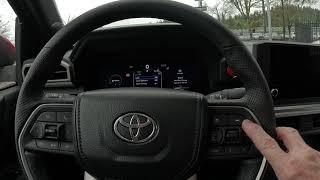 2024 Tacoma 12.3" Instrument cluster deep dive, feature explanation, and guage customization.