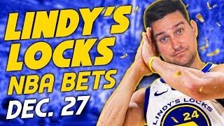 NBA Picks for EVERY Game Friday 12/27 | Best NBA Bets & Predictions | Lindy's Leans Likes & Locks