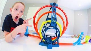 Father & Son GET TRIPLE LOOP CAR TRACK! (To Super Launch!)