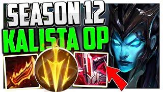 How to Play Kalista & CARRY for BEGINNERS + Best Build/Runes Season 12 - League of Legends