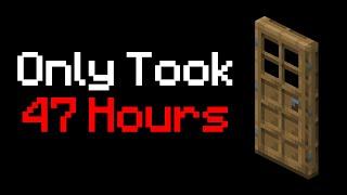 The Cost of 1 Wooden Door in Minecraft's H̶a̶r̶d̶e̶s̶t̶ Modpack