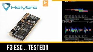 The New Generation of FPV Drone ESC's // Holybro Tekko32 F3 35A ESC Review and Noise Test