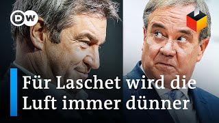 Nach der Wahlniederlage der Union kämpft Armin Laschet ums politische Überleben | DW Nachrichten