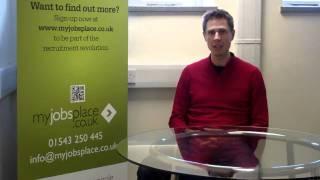 Why record a video CV? Ian from www.myjobsplace.co.uk explains