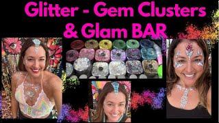 Glitter Gem Clusters and Glam Bar ~ Arielpaints