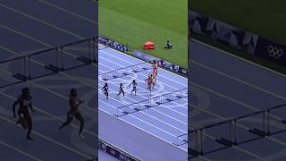 Quamacho Quinn  semi 100m hurdles  #paris2024 #trackandfield #olympics #100mhurdles