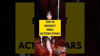 Top 10 Biggest 1980s Action Stars #actionstars #shorts #toplist #top10 #bestactionmovies