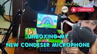 UNBOXING MY NEW CONDENSER MICROPHONE