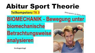 ABITUR SPORT THEORIE 2025 TK 3: BIOMECHANIK des Sports - alles was Du wissen musst!