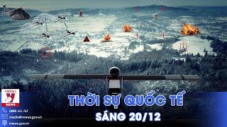 Thời sự Quốc tế sáng 20/12. Nga dội bão UAV, Kiev cháy lớn;Hàn Quốc nhất trí luận tội Tổng thống