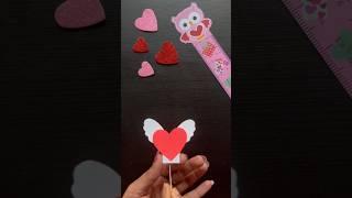 DIY heart with moving wings | Valentines day paper craft ideas