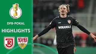 UCL-Contender with a clear win! | SSV Jahn Regensburg vs. VfB Stuttgart 0-3 | DFB-Pokal Round of 16