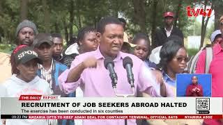 Government halts recruitment process of job seekers abroad