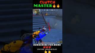 clutch masterhigh level skills in pubg mobile || 1v4 situation || shekhar playz #short #shorts