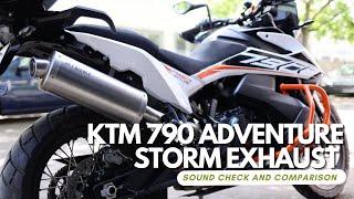 Transform Your Ride: KTM 790 Adventure Storm Exhaust Sound Demo and Comparison