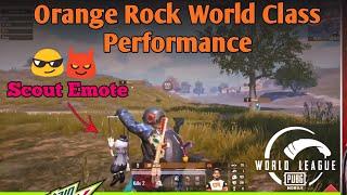 World Class Performance by Orange Rock PMWL Finals | Orange Rock 14 kills Chicken dinner | Scout