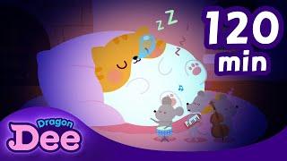 Baby Kitten Lullaby Brahms | 2 Hours | Lullaby for kids | Dragon Dee Songs for Children