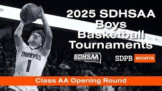 2025 SDHSAA Boys Class AA Basketball Quarterfinal Session 1