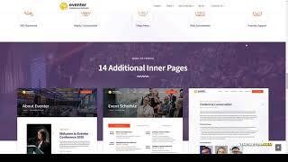 Eventer - Meetup and Conference WordPress Theme landing festival Yui