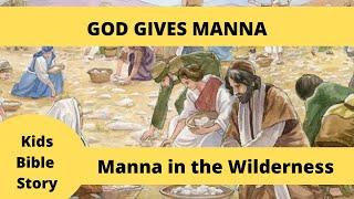 Manna in the Wilderness | Kids Bible Story | Manna From Heaven | EXODUS | God Gives Manna