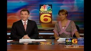 WTVJ TV NBC 6 News at 5pm Final 5pm Newscast September 7, 2007