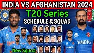 India vs Afghanistan T20 Squad 2024 | Ind vs Afg T20 Series 2023 | Ind vs Afg T20 Squad 2024