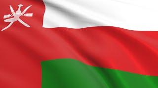 Flag of Oman waving in the wind - Flag animation - Motion background - 4K UHD