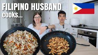 FILIPINO FOOD  for my Swiss wife  AMWF couple lovestory