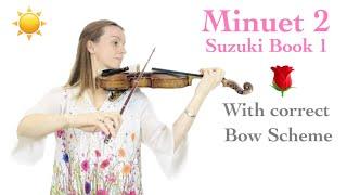 Minuet 2 - Suzuki Book 1 - in performance tempo!