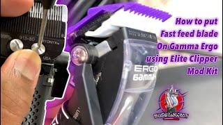 How to put OSTER FAST FEED BLADE on GAMMA ERGO | GAMMA ERGO FAST FEED CONVERSION | QuickEasy Install