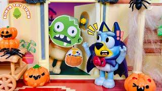 BLUEY Who's At The Door On Halloween - Safety Lessons For Kids | Bluey Pretend Play Stories