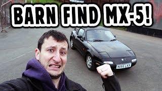 DRIFTING A BARN FIND!  MAZDA MX-5 MIATA EUNOS ROADSTER