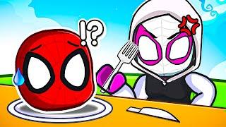 Roblox EAT ME with Spiderman and Gwen!