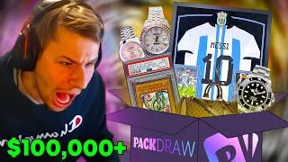 MASSIVE $100,000+ IRL UNBOXING ITEMS FROM PACKDRAW!