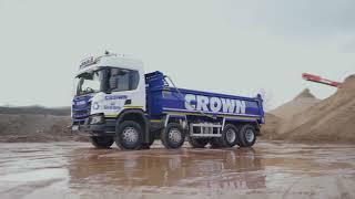 Ten new Scania XT tippers for Crown Waste Management supplied by Keltruck