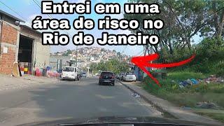 04- ENTRANDO NO RIO DE JANEIRO POR UMA ÁREA DE RISCO ATÉ CHEGAR NA AV. BRASIL, VIAGEM DE CARRO 