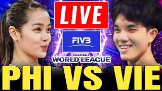 PHILIPPINES VS. VIETNAM LIVE NOW - JULY 05, 2024 | FIVB CHALLENGER CUP 2024 #fivblive2024