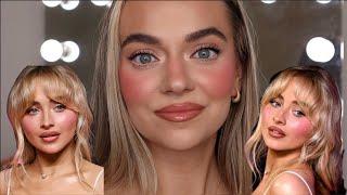 Sabrina Carpenter Barbie Effect Makeup Tutorial! DOLL SKIN!