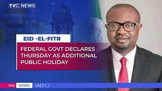 Eid-El -Fitr Celebration: FG Declares Thursday as Additional Public Holiday