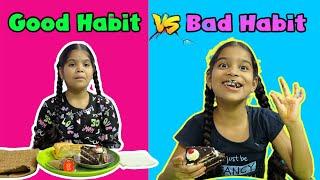 GOOD HABITS v/s BAD HABITS comedy video || rider mallesh atoz videos || good habbits child videos