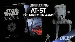 AT-ST Unboxing | Star Wars Legion | Was ist in der Erweiterung des Tabletop? | DICED