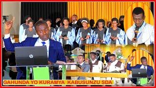 GAHUNDA YO KURAMYA KU ISABATO SAA11:OO KABUSUNZU SDA CHURCH// UMUVUMO UKOMEYE URI MUKUDATANGA ICYA10