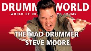 The Mad Drum Artist Steve Moore: WIPE OUT #maddrummer #stevemoore #drummerworld