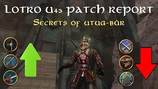 LOTRO: U43 Patch Report | New raid, Class Changes, Birding Update & More