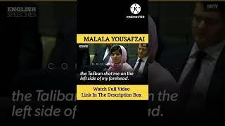 #shorts English Speech|MALALA YOUSAFZAI