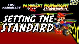 MARIO KART RETROSPECTIVE #1: Setting the Standard (Super, 64, GBA) | GEEK CRITIQUE