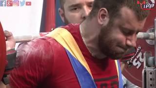 Dmytro Pavlenko - 4th Place 872.5kg Total - 120kg Class 2019 IPF Classic Worlds